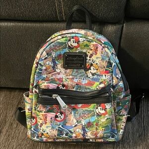 Loungefly Multicolor Mickey Mouse Backpack